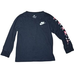 Nike Graphic Long Sleeve‎ Cotton T-Shirt The Nike Tee Boys Size 6M (5-6 Years
